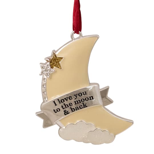 3.25" "I Love You to the Moon & Back" Ornament By Northlight in Yellow | Michaels®